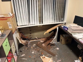 Bates Building - Interior damage
