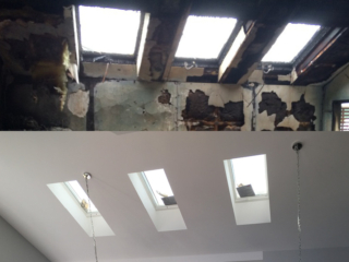 Bates Building - Smith Street fire reinstatement sky lights